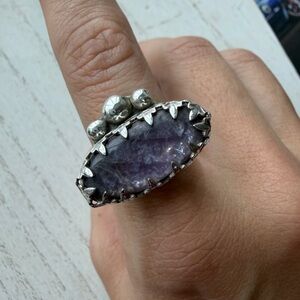 Charolite Stone Ring